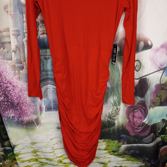 Express nwts red dress - Picture 4 of 10